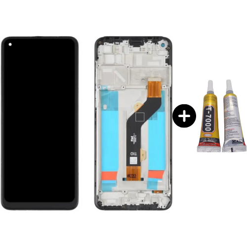 İnfinix Hot 10 Uyumlu Çıtalı Servis Lcd Ekran Dokunmatik + B7000
