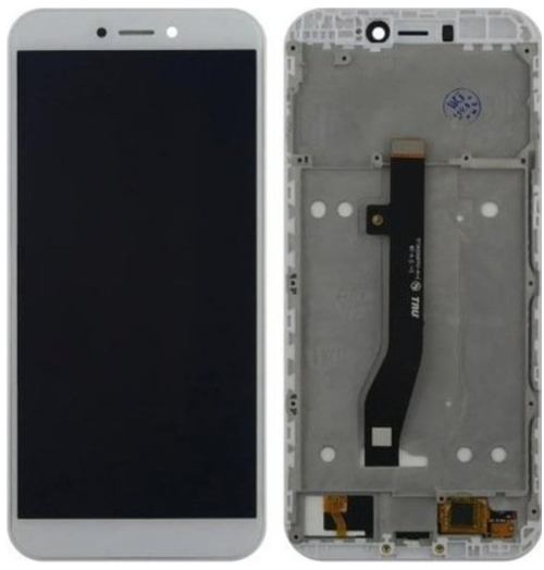 General Mobile GM 8 Go Uyumlu Çıtalı Servis Lcd Ekran Dokunmatik Beyaz