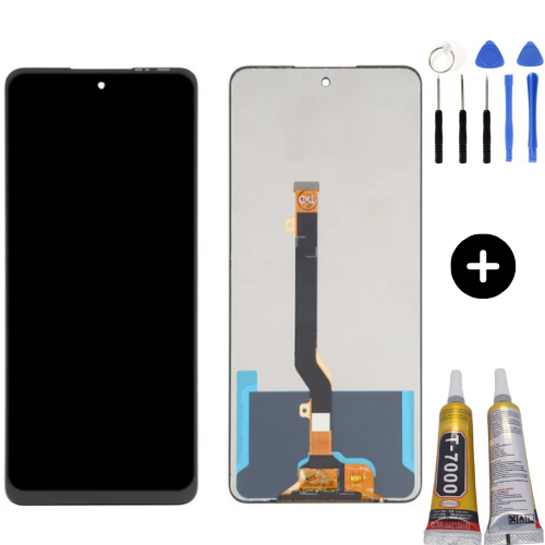 İnfinix Note 10 Pro Uyumlu HK Lcd Ekran Dokunmatik + Montaj Seti