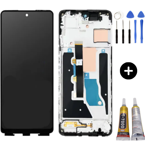 Camon 20 Pro Uyumlu Çıtalı Lcd Ekran Dokunmatik + Montaj Seti