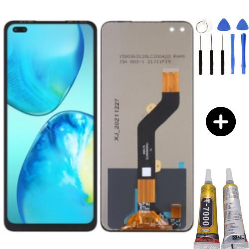 İnfinix Note 8 Uyumlu Servis Lcd Ekran Dokunmatik + Montaj Seti