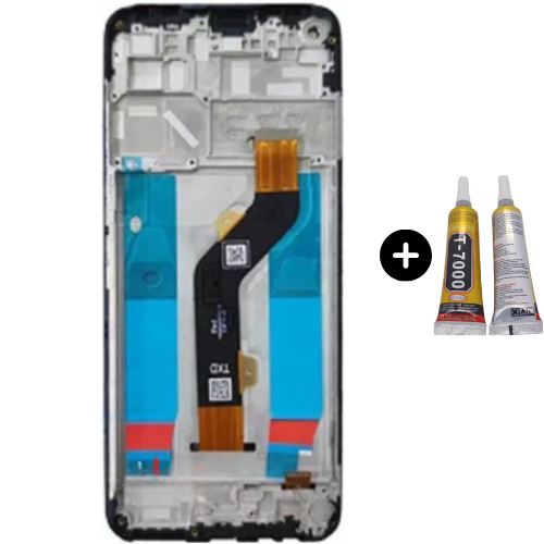 İnfinix Note 8İ Uyumlu Çıtalı Servis Lcd Ekran Dokunmatik + B7000