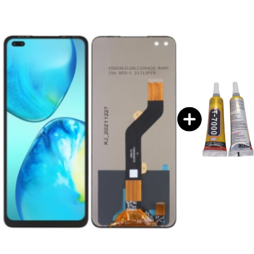 İnfinix Note 8 Uyumlu Servis Lcd Ekran Dokunmatik + B7000
