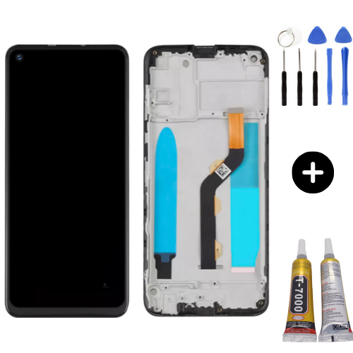 Camon 16 Pro Uyumlu Çıtalı Servis Lcd Ekran Dokunmatik + Montaj Seti