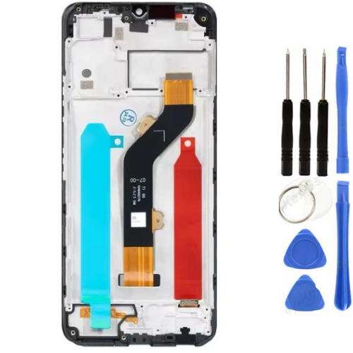 İnfinix Hot 20i Uyumlu Çıtalı Servis Lcd Ekran Dokunmatik + Tamir Seti