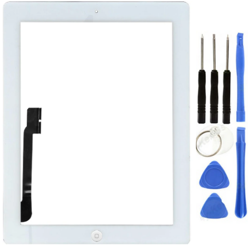 iPad 4.Nesil A1458-A1459-A1460 Uyumlu A Kalite Home Tuşlu Dokunmatik Beyaz + Tamir Seti