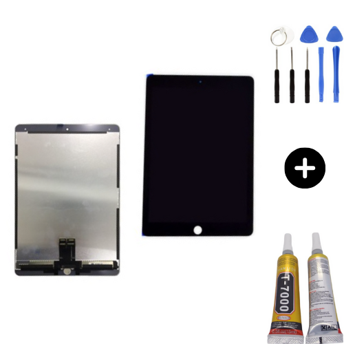 iPad Air 3.Nesil A2123-A2152-A2153-A2154 Uyumlu HK Dokunmatik Set Siyah + Montaj Seti