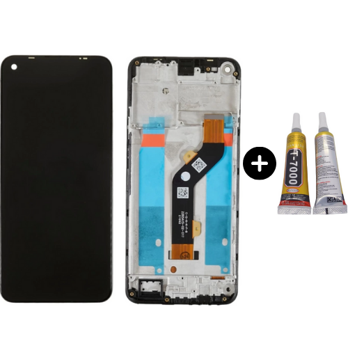 Camon 16 Pro Uyumlu Çıtalı OLED Lcd Ekran Dokunmatik + B7000