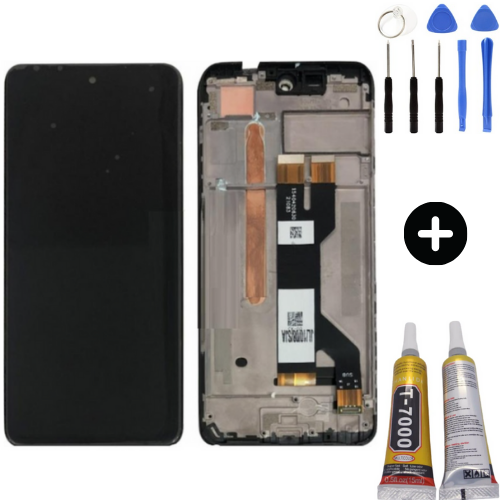 General Mobile GM 22 Plus Uyumlu Çıtalı HK Lcd Ekran Dokunmatik + Montaj Seti