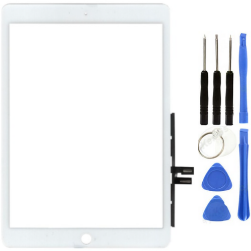 iPad 5.Nesil A1822-A1823 Uyumlu Servis Dokunmatik Beyaz + Tamir Seti