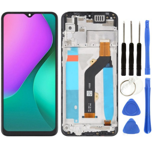 İnfinix Hot 10 Play Uyumlu Çıtalı Lcd Ekran Dokunmatik + Tamir Seti