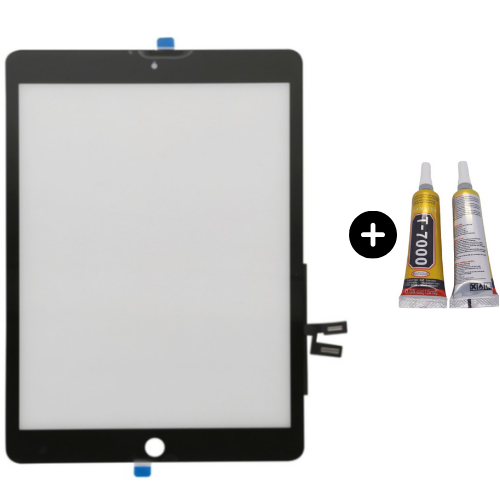 iPad 9.Nesil A2602-A2603-A2604-A2605 Uyumlu Servis Dokunmatik Siyah + B7000