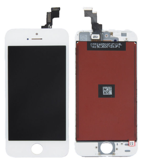 iPhone 5S Uyumlu A Kalite Lcd Ekran Dokunmatik Beyaz 