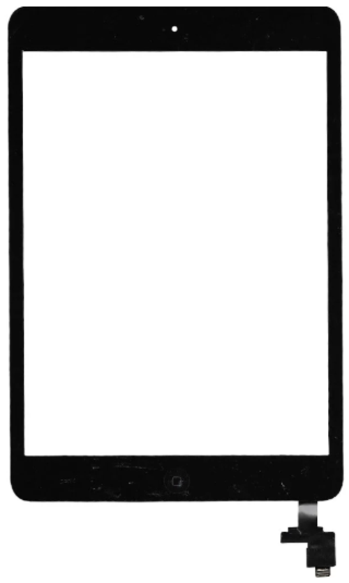 iPad Mini 2 A1489-A1490-A1491 Uyumlu HK Home Tuşlu Dokunmatik Siyah