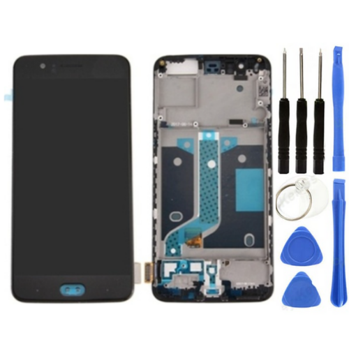 Oneplus 5 Uyumlu Çıtalı A Kalite Lcd Ekran Dokunmatik + Tamir Seti