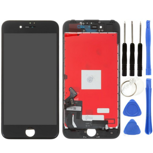 iPhone 7 Uyumlu Lcd Ekran Dokunmatik Siyah + Tamir Seti