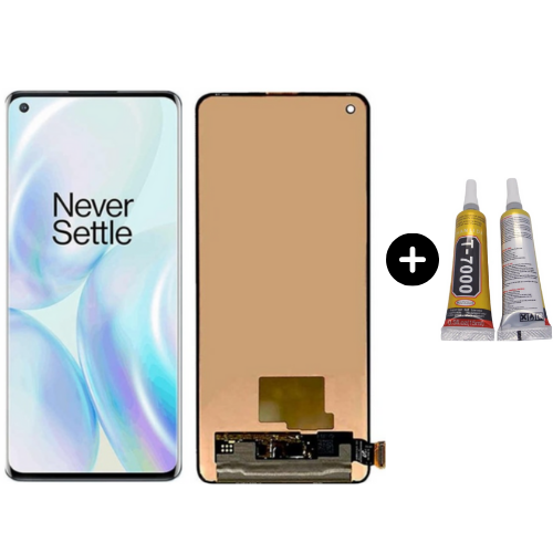Oneplus 8 Uyumlu OLED Lcd Ekran Dokunmatik + B7000