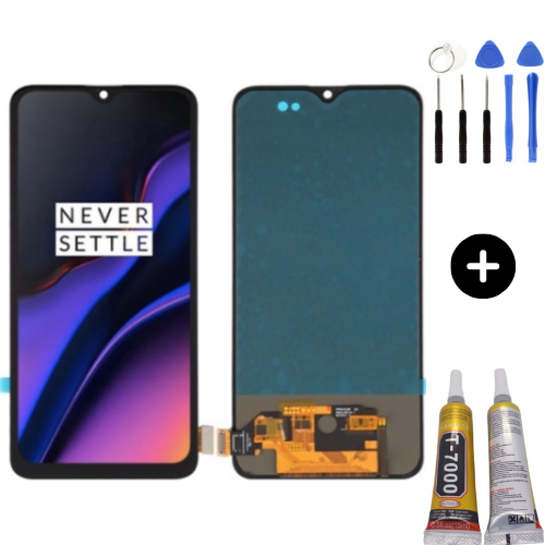 Oneplus 6T Uyumlu A Kalite Lcd Ekran Dokunmatik + Montaj Seti