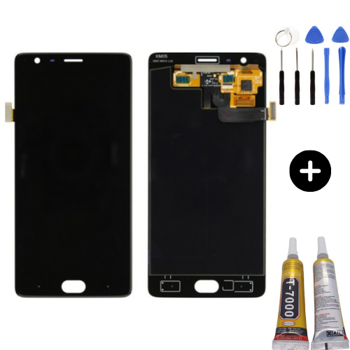 Oneplus 3T Uyumlu A Kalite Lcd Ekran Dokunmatik + Montaj Seti