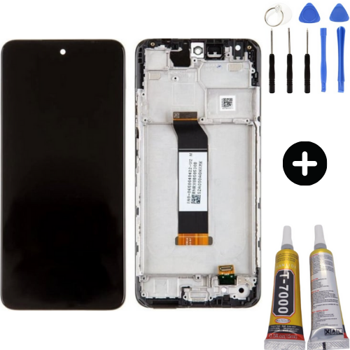 Xiaomi Redmi Note 10 5G Uyumlu Çıtalı Servis Lcd Ekran Dokunmatik + Montaj Seti
