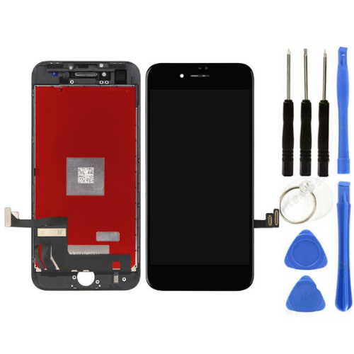 iPhone 8 Uyumlu Servis Lcd Ekran Dokunmatik Siyah + Tamir Seti
