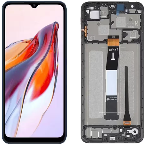 Xiaomi Redmi 12C Uyumlu Çıtalı HK Lcd Ekran Dokunmatik