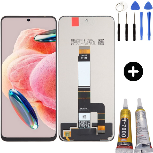 Xiaomi Redmi 12 Uyumlu HK Lcd Ekran Dokunmatik + Montaj Seti