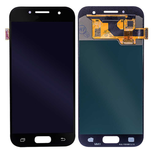 TE Samsung A7 2017 A720F Uyumlu A Kalite Lcd Ekran Siyah