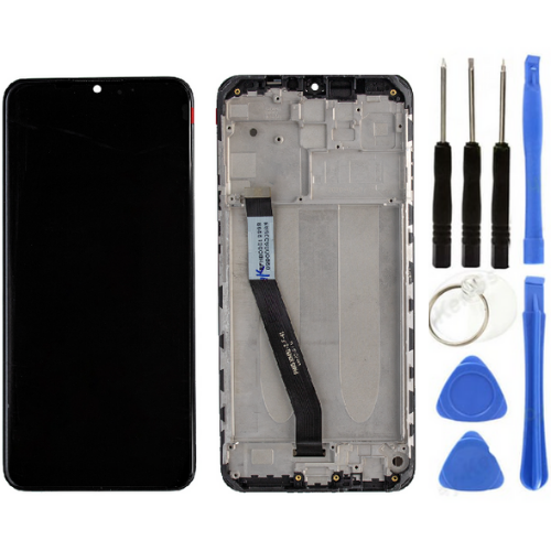 Xiaomi Redmi 9 Uyumlu Çıtalı A Kalite Lcd Ekran Dokunmatik + Tamir Seti