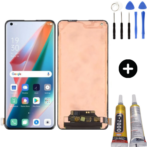 Oppo Find X3 Pro Uyumlu OLED Lcd Ekran Dokunmatik + Montaj Seti