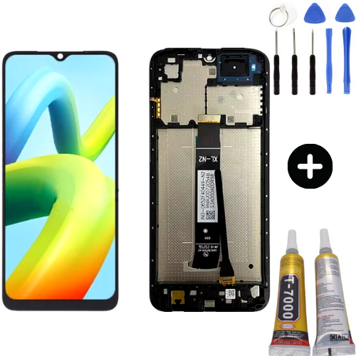 Xiaomi Redmi A1 Plus Uyumlu Çıtalı A Kalite Lcd Ekran Dokunmatik + Montaj Seti
