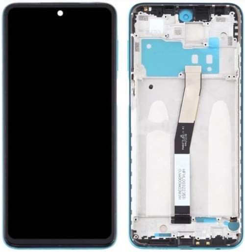 Redmi Note 9 Pro Uyumlu Servis Çıtalı Lcd Ekran Dokunmatik Yeşil