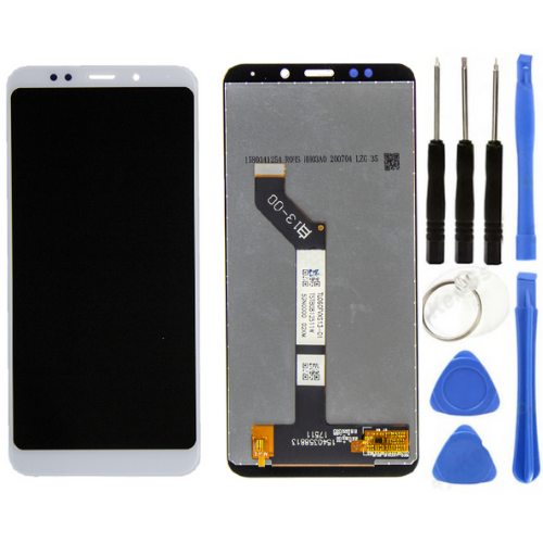 Xiaomi Redmi 5 Plus Uyumlu HK Lcd Ekran Dokunmatik Beyaz + Tamir Seti