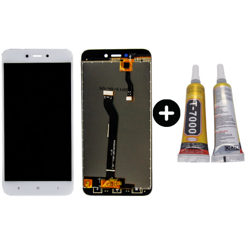 Xiaomi Redmi 5A Uyumlu OLED Lcd Ekran Dokunmatik Beyaz + B7000