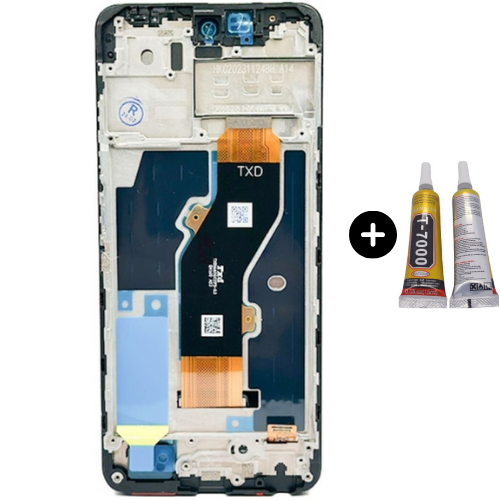 İnfinix Hot 40i Uyumlu Çıtalı Servis Lcd Ekran Dokunmatik + B7000
