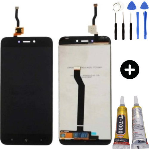 Xiaomi Redmi Go Uyumlu Servis Lcd Ekran Dokunmatik Siyah + Montaj Seti