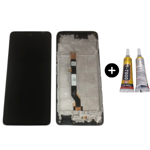 İnfinix Hot 40 Pro Uyumlu Çıtalı Lcd Ekran Dokunmatik + B7000