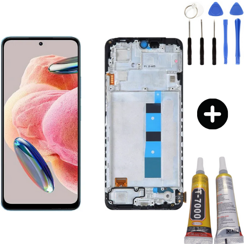 Xiaomi Redmi Note 12 4G Uyumlu Çıtalı OLED Lcd Ekran Dokunmatik + Montaj Seti