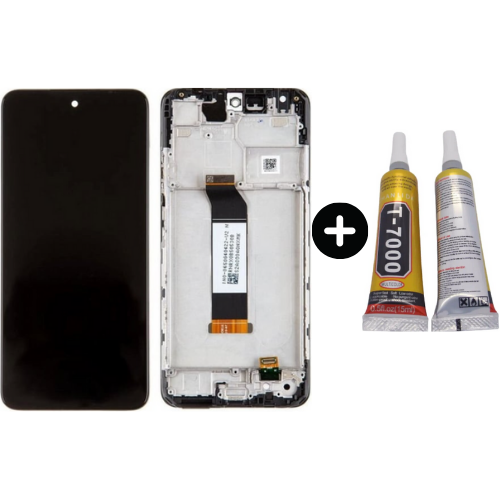 Xiaomi Redmi Note 10 5G Uyumlu Çıtalı HK Lcd Ekran Dokunmatik + B7000