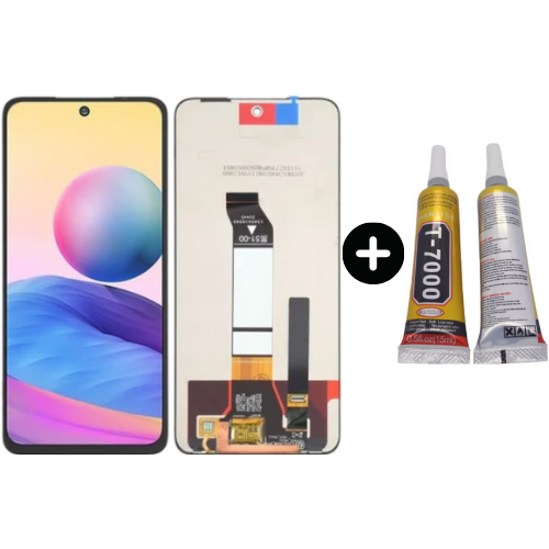Xiaomi Redmi Note 10 5G Uyumlu HK Lcd Ekran Dokunmatik + B7000
