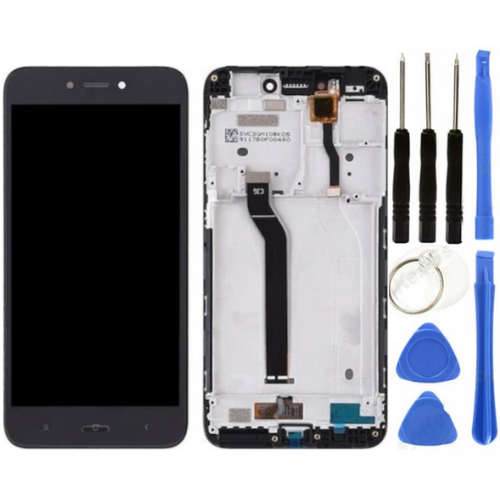 Xiaomi Redmi Go Uyumlu Çıtalı A Kalite Lcd Ekran Dokunmatik Siyah + Tamir Seti