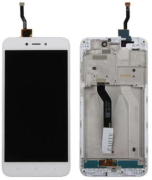 Xiaomi Redmi 5A Uyumlu Çıtalı Lcd Ekran Dokunmatik Beyaz 
