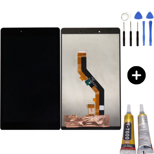 Samsung Galaxy Tab A8 SM-T297 Uyumlu Dokunmatik Set Siyah + Montaj Seti