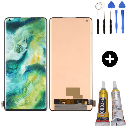 Oppo Find X2 Uyumlu Lcd Ekran Dokunmatik + Montaj Seti