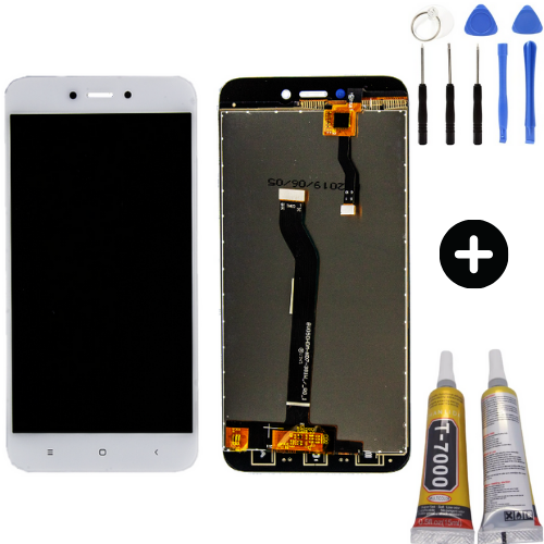 Xiaomi Redmi 5A Uyumlu Servis Lcd Ekran Dokunmatik Beyaz + Montaj Seti