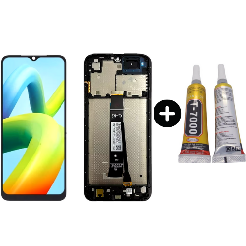 Xiaomi Redmi A2 Plus Uyumlu Çıtalı OLED Lcd Ekran Dokunmatik + B7000