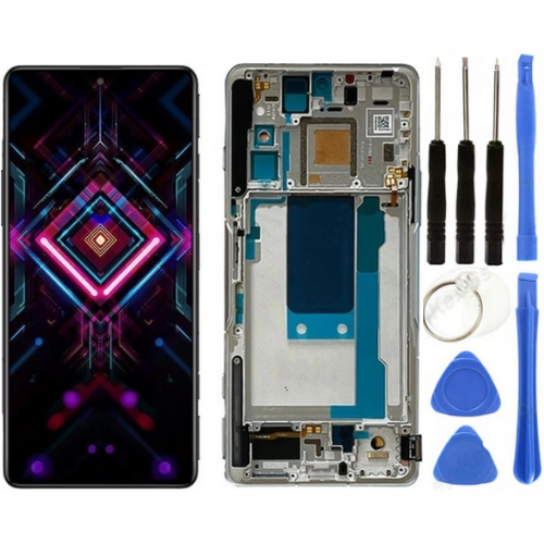 Xiaomi Redmi K40 Gaming Uyumlu Çıtalı OLED Lcd Ekran Dokunmatik + Tamir Seti