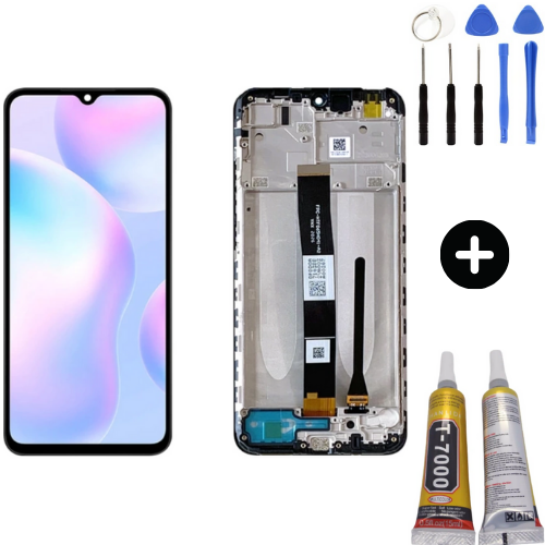 Xiaomi Redmi 9A Uyumlu Çıtalı Lcd Ekran Dokunmatik + Montaj Seti