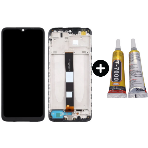Xiaomi Redmi 9C Uyumlu Çıtalı Lcd Ekran Dokunmatik + B7000