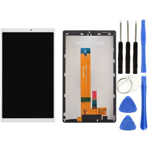 Samsung Galaxy Tab A7 Lite SM-T220 Uyumlu Servis Dokunmatik Set Beyaz + Tamir Seti